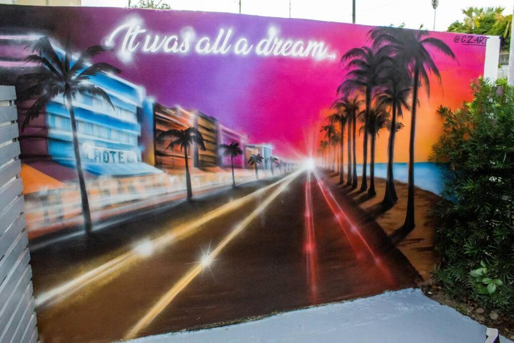 Unique Miami Art Escape W/ Hottub, Arcade & Murals Ngoại thất bức ảnh