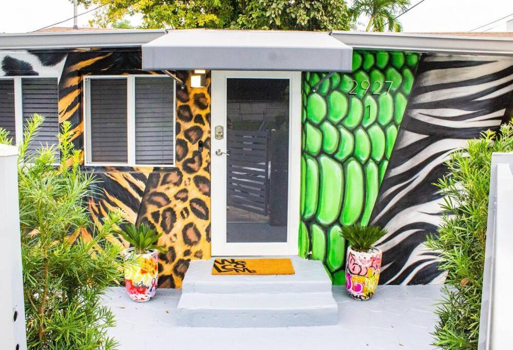 Unique Miami Art Escape W/ Hottub, Arcade & Murals Ngoại thất bức ảnh