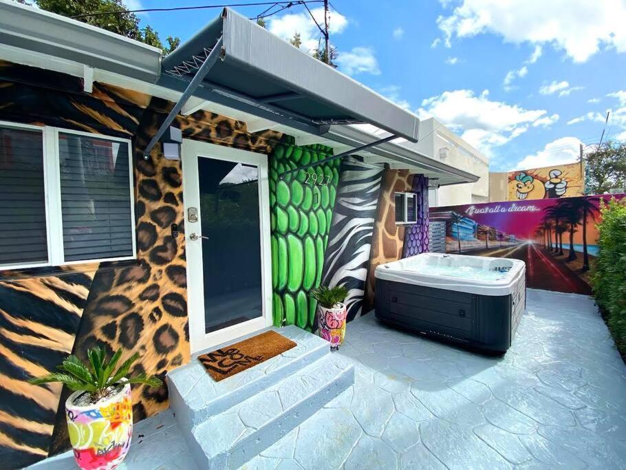 Unique Miami Art Escape W/ Hottub, Arcade & Murals Ngoại thất bức ảnh